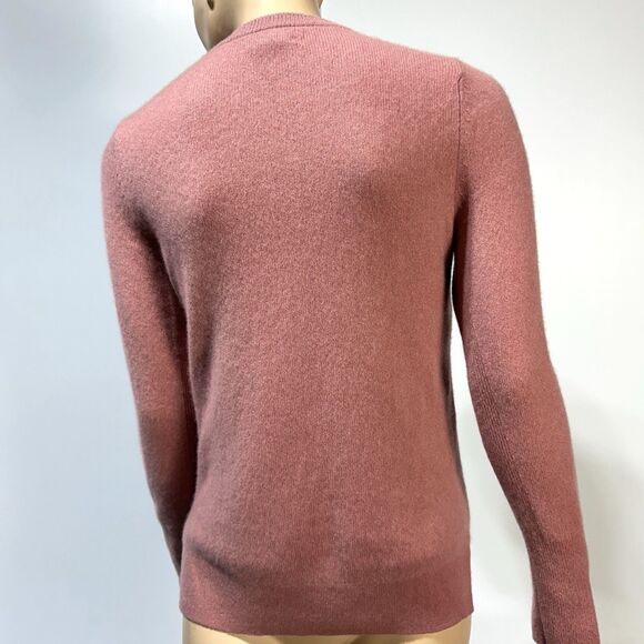 Halogen 100% Cashmere Crew Neck Pullover Sweater Size S Small Pink - Picture 4 of 9